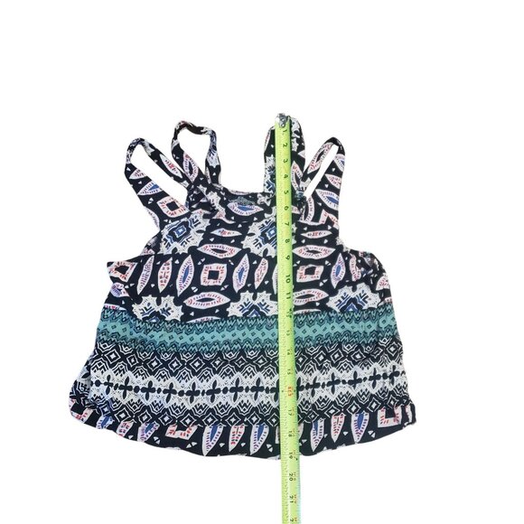 Angie Junors Crop Tank Top Size M Y2K Artsy Baddie Summer Beach Resort - Picture 7 of 8